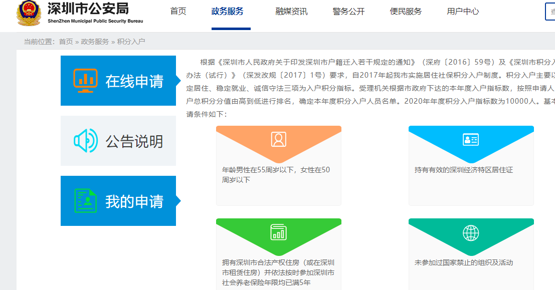 深圳纯积分入户查询指南